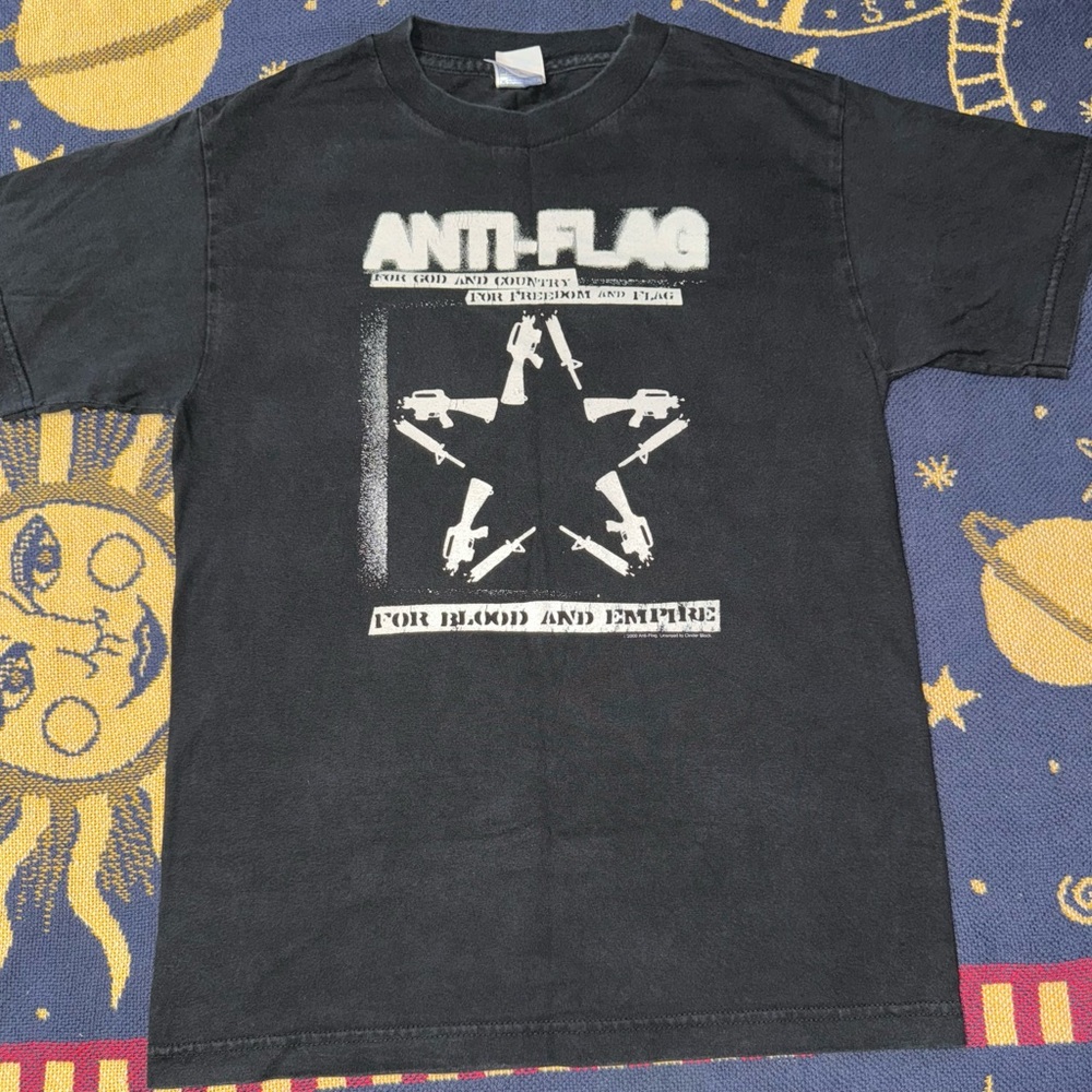 Vintage Y2K 2006 Anti-Flag The Blood Clots The Empire Burns Men's Size Small